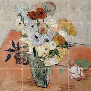 'Roses and Anemones' by Vincent van Gogh (1853 - 1890) & Musée D'Orsay