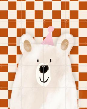 'Blokjesbeer' van Miek Illustreert