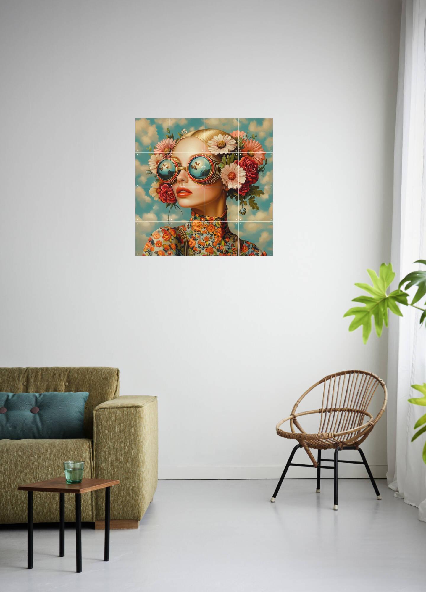 Floral symphony Door Mirjam Duizendstra | Wanddecoratie | Kunst