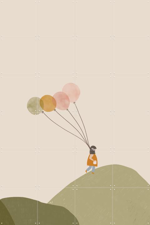 Girl and her Balloons