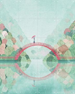 IXXI - Girl on a Bridge by Henry Rivers 