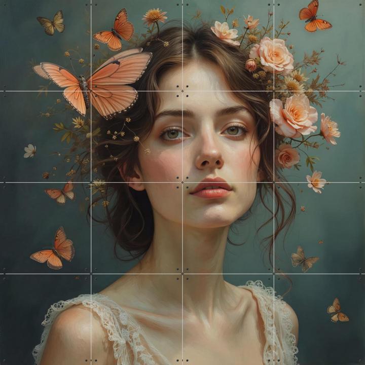 Crowned in Roses and Wings