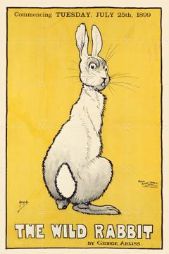 'The Wild Rabbit' von Bridgeman Images