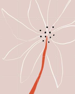 'Abstract Flower No 1' par uplusmestudio