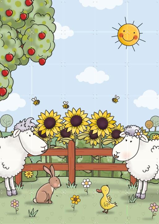 Mike & Molly in the garden