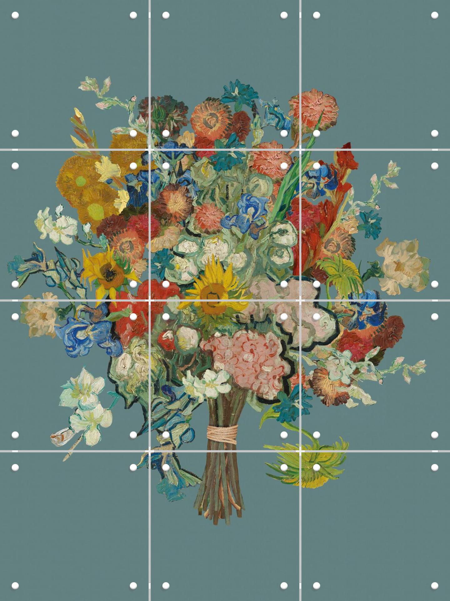 Vincent's flowers - blue By Vincent van Gogh (1853 - 1890) | Wall