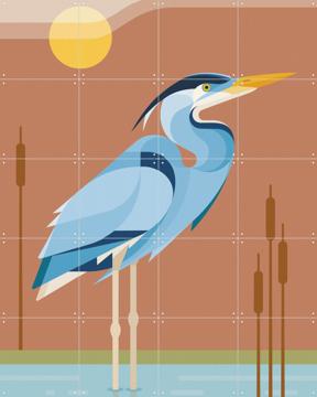 'Blauwe Reiger' von Elke Uijtewaal