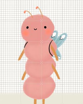 'Rupsje Ongeduld' by Miek Illustreert