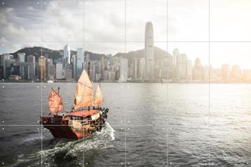 IXXI - Hong Kong Dukling Boat by Claire Droppert 