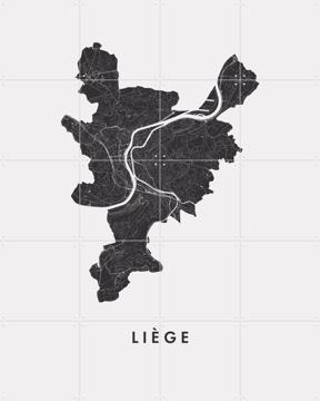 'Liège City Map' by Art in Maps