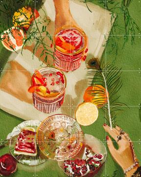 'The magic of pomegranate cocktails' by Ekaterina Zagorska