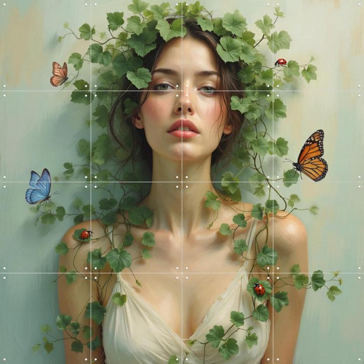 She in Living Green