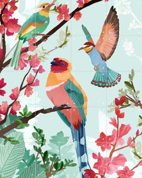 'Birds of Summer' van Goed Blauw