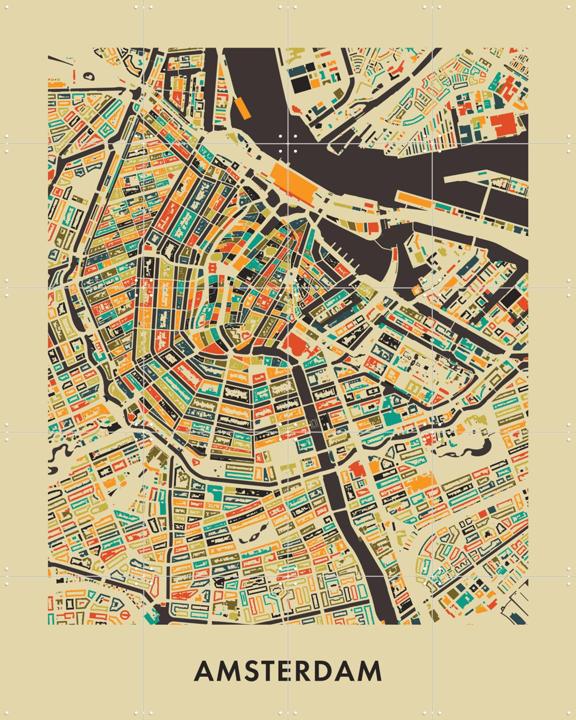Amsterdam Mosaic Map