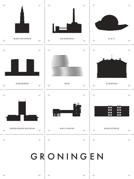Groningen Architecture Collage Box