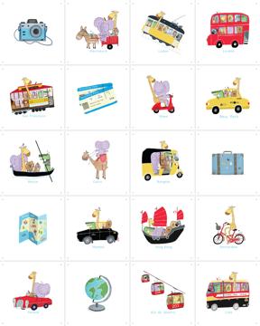 'Traveling the World Collage Box' von Carla Daly