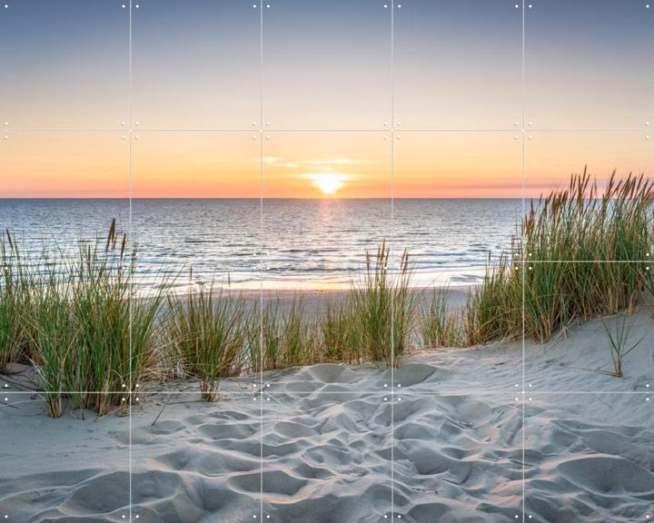 Beautiful sunset at the beach