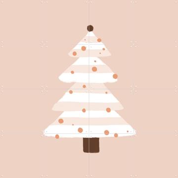'Blush Christmas Tree' by Orara Studio