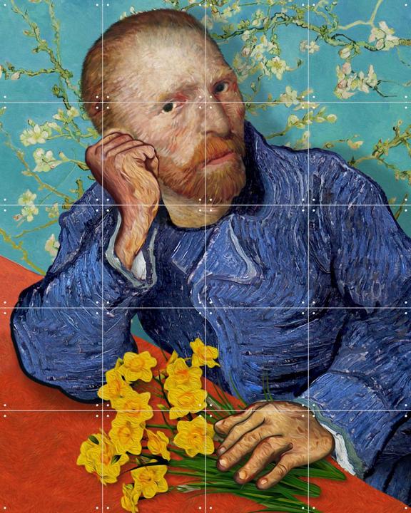 Vincent with Spring Flowers