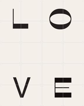 'LOVE' van Bohomadic Studio