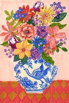 'Lush Bouquet' by Kirsten Blom Art & Illustration