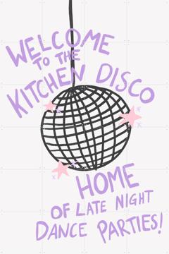 'Kitchen Disco Vibes' van Athene Fritsch