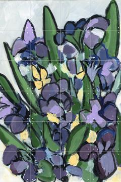 IXXI - Irises by Green Barn Studio & Van Gogh 21st Century