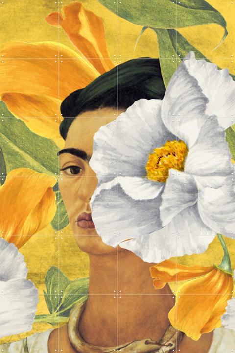 Frida in Yellow Garden