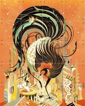 IXXI - Rooster by Victo Ngai 