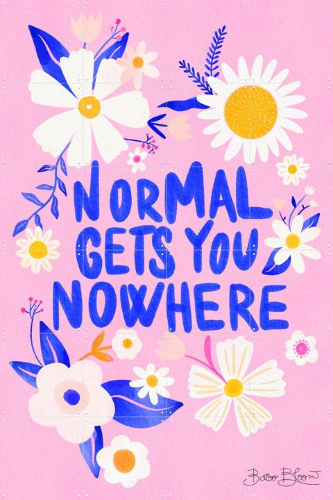 Normal Gets You Nowhere
