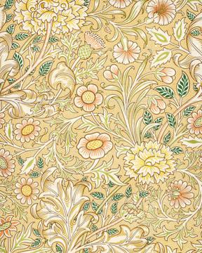 'Double Bough yellow' by William Morris & Victoria and Albert Museum
