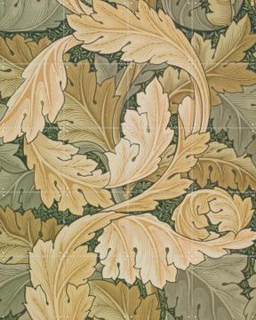 'Acanthus green' par William Morris & Victoria and Albert Museum
