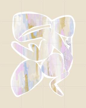 'Botanical Shapes I' van Bohomadic Studio