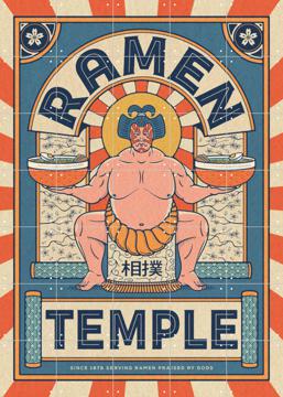 IXXI - Ramen Temple Sumo by Ryan Ragnini 
