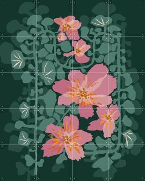 'Orchids Shadow Green Notes ' par Annick