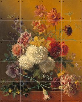 IXXI - Still Life with Flowers by Jan van Os & Rijksmuseum