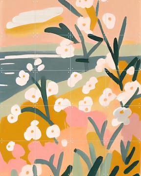 'Flowers By The Sea' van Treechild