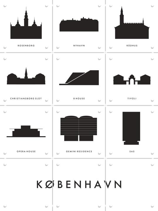 København Architecture Collage Box