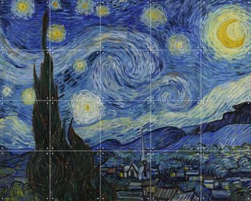 'The Starry Night' by Vincent van Gogh (1853 - 1890)
