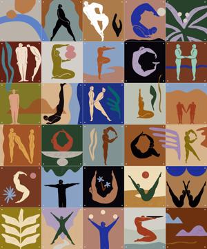 'Alphabody Collage Box' by Arty Guava