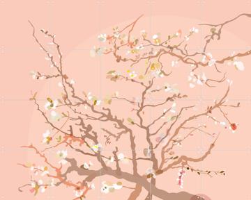 'Almond Blossom Pink' par Wesley van der Heijden & Van Gogh 21st Century