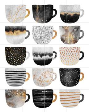 'Pretty Coffee Cups' van Elisabeth Fredriksson & 1X