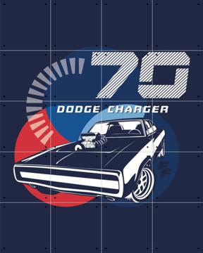 IXXI - Dodge Charger Red and Blue by The Fast and the Furious  & Universal Pictures