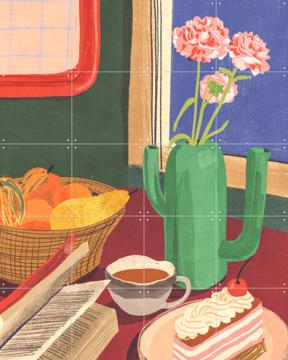 'Book coffee and cake' by Gigi Rosado