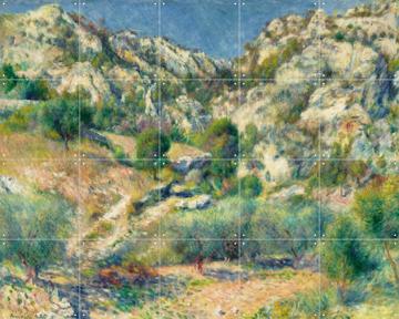 'Rocky Crags at L'Estaque' by Pierre-Auguste Renoir & Museum of Fine Arts Boston