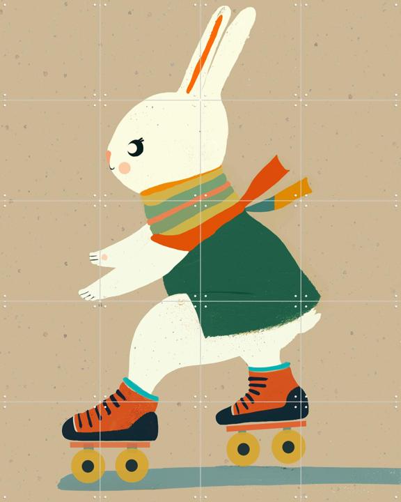 Inline Skating Bunny
