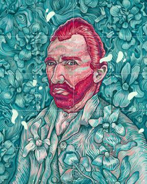 IXXI - Van Gogh Self Portrait by Studio Muti & Van Gogh 21st Century
