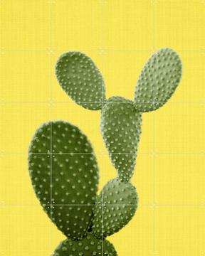 'Cactus Yellow Print 87' von Lila + Lola