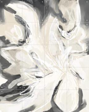 'Modern Abstract in Black and White' van Bohomadic Studio