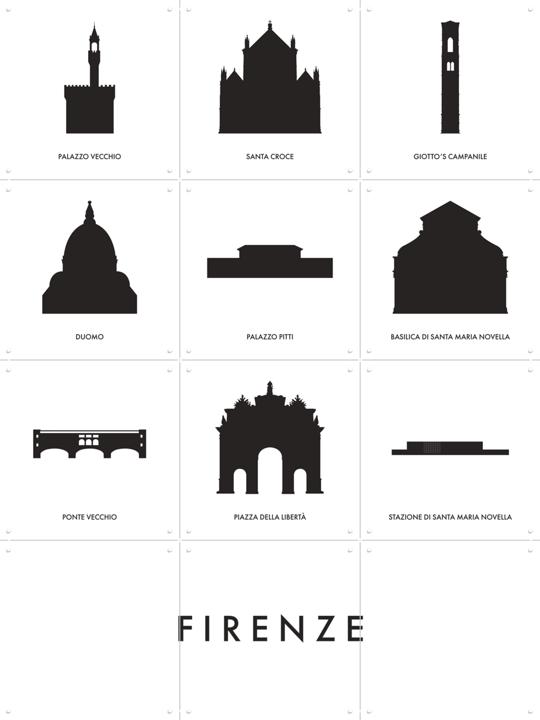 Firenze Architecture Collage Box